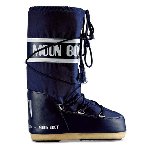 Buty zimowe dziecięce Moon Boot na zimę z napisami 