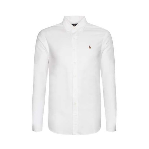 Koszula męska Polo Ralph Lauren z kołnierzykiem button down wiosenna 