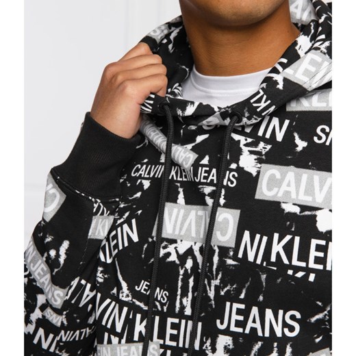 Bluza męska Calvin Klein młodzieżowa z nadrukami 
