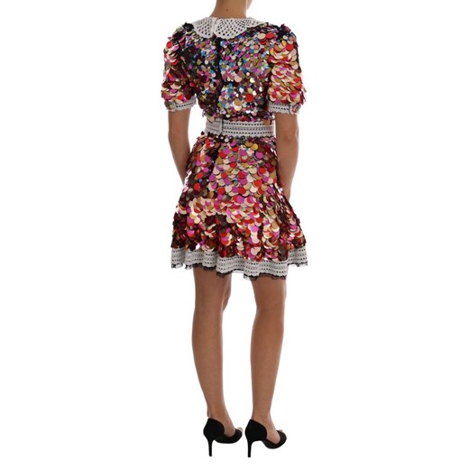 Sequined Crepe Mini Dress Dolce & Gabbana XS showroom.pl wyprzedaż