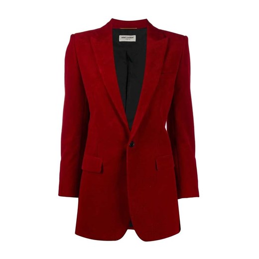 Single-breasted corduroy jacket Saint Laurent 36 showroom.pl