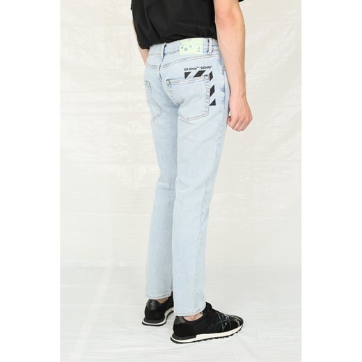 SKINNY JEANS Off White W32 showroom.pl