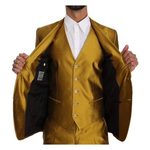 Silk Slim Fit 3 Piece SICILIA Suit Dolce & Gabbana 46 IT promocja showroom.pl