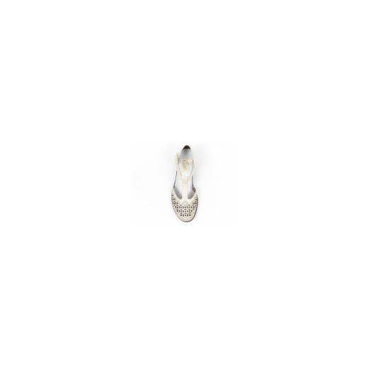 Rieker 40998-80 biały aligoo bezowy kolekcja