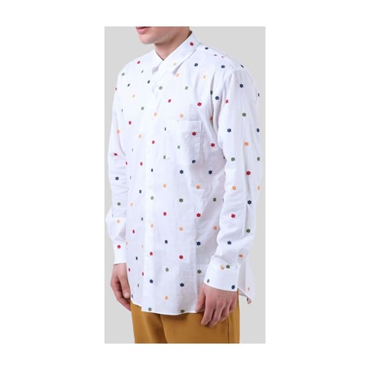 Floral Embroidered Shirt Comme Des Garçons S/M showroom.pl