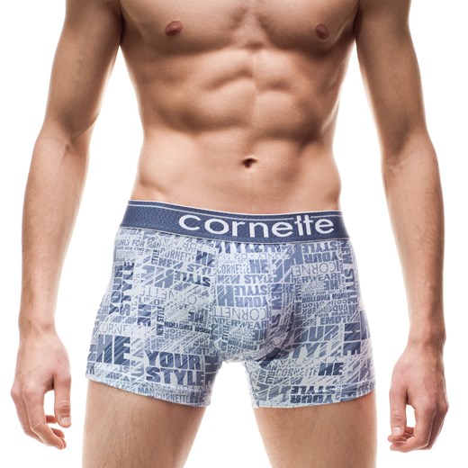 Bokserki High Emotion 508/07 cornette-underwear brazowy bawełniane
