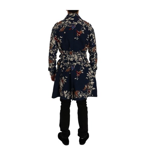 Bird Cotton Trench Coat Dolce & Gabbana 2XL showroom.pl okazyjna cena