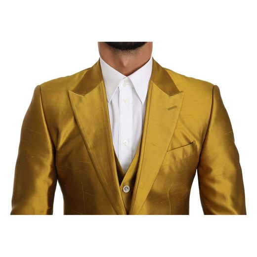 Silk Slim Fit 3 Piece SICILIA Suit Dolce & Gabbana 46 IT wyprzedaż showroom.pl
