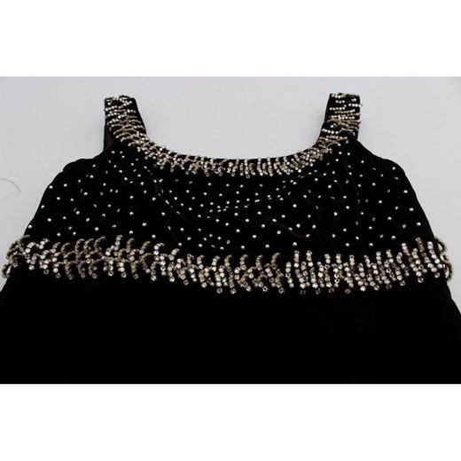 Velvet Crystal Sheath Gown Dress Dolce & Gabbana S promocja showroom.pl