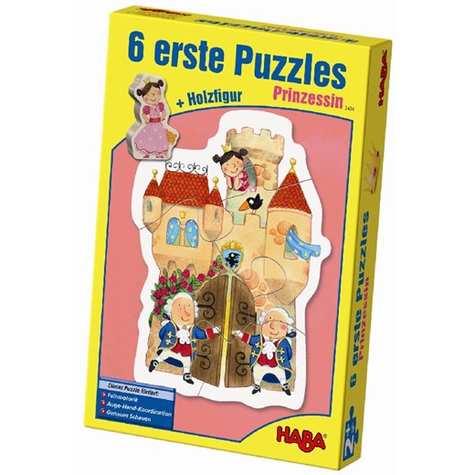 HABA Pierwsze puzzle Księżniczka (HB2434) babyhop-pl rozowy Księżniczki