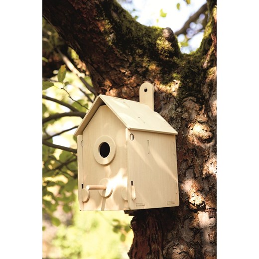 HABA Zestaw konstrukcyjny Domek dla ptaków (HB4127) babyhop-pl bezowy domek