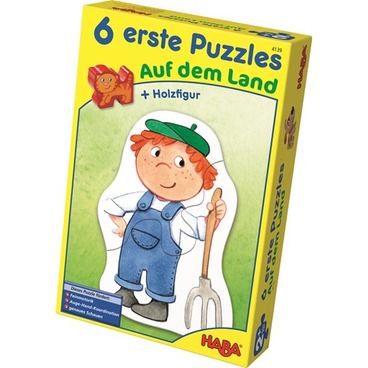 HABA Puzzle Na Farmie (HB4139) babyhop-pl zolty 