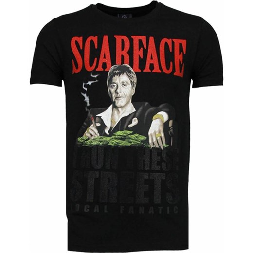 Scarface Boss - Rhinestone T-shirt Local Fanatic XL promocja showroom.pl