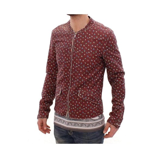 Leather Boxer Print Jacket Coat Dolce & Gabbana M showroom.pl okazja