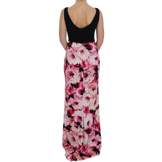 Floral Print Long Maxi Sheath Dress Dolce & Gabbana S promocja showroom.pl