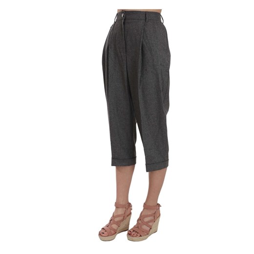 Cropped Trouser Pleated Pant Dolce & Gabbana 46 IT promocyjna cena showroom.pl