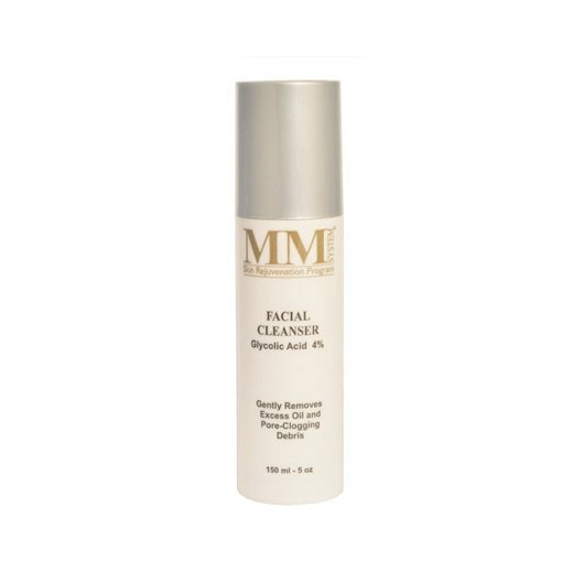 Mene & Moy System Facial Cleanser 4% AHA - Preparat oczyszczający dla cery mieszanej, zmęczonej, zawiera kwas glikolowy dermashop bezowy błyszczący