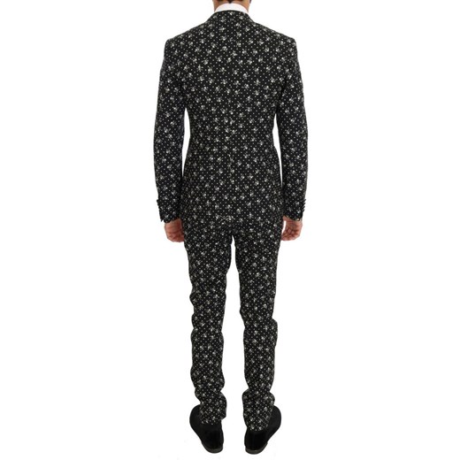 Skull Print Slim Fit 3 Piece Suit Dolce & Gabbana XL okazja showroom.pl