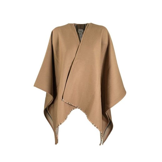 Icon Stripe Detail Wool Cape Burberry ONESIZE showroom.pl