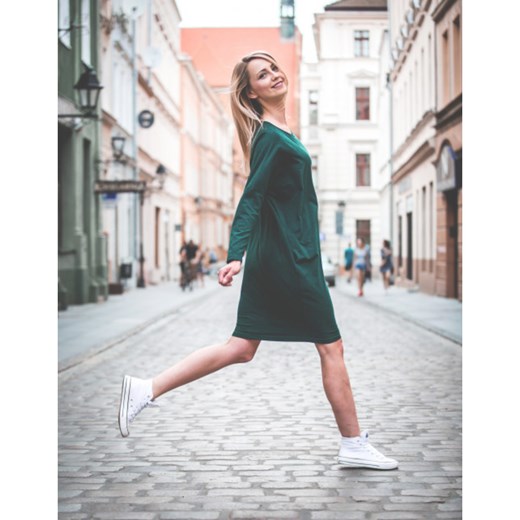 Sukienka dzianinowa oversize Ika Look Look Made With Love L/XL showroom.pl okazyjna cena