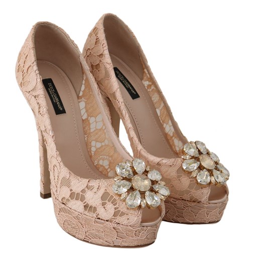 Lace Crystal Pumps Stilettos Dolce & Gabbana 41 promocyjna cena showroom.pl