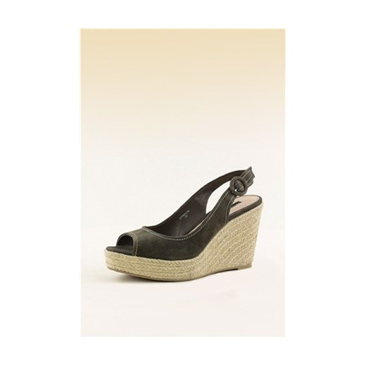 Belmondo buty na platformie khaki