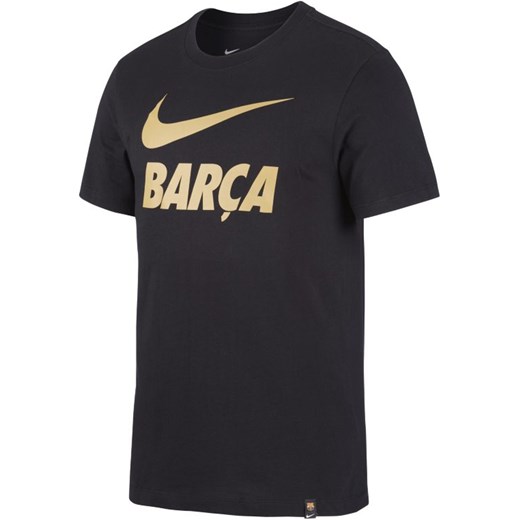 T-shirt męski czarny Nike z krótkim rękawem 