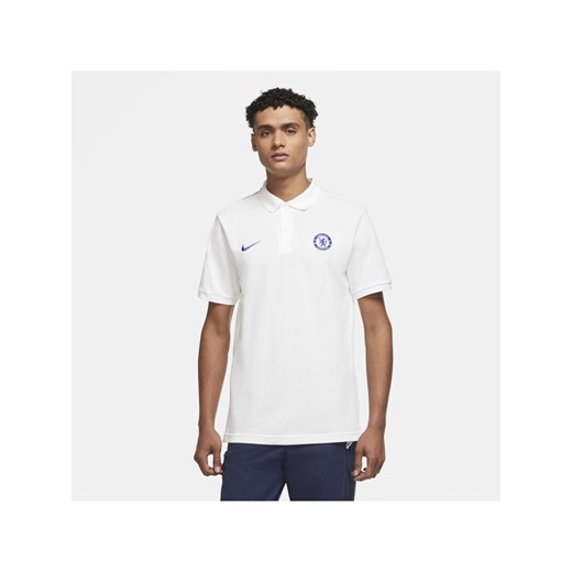 Męska koszulka polo Chelsea FC - Biel Nike M Nike poland