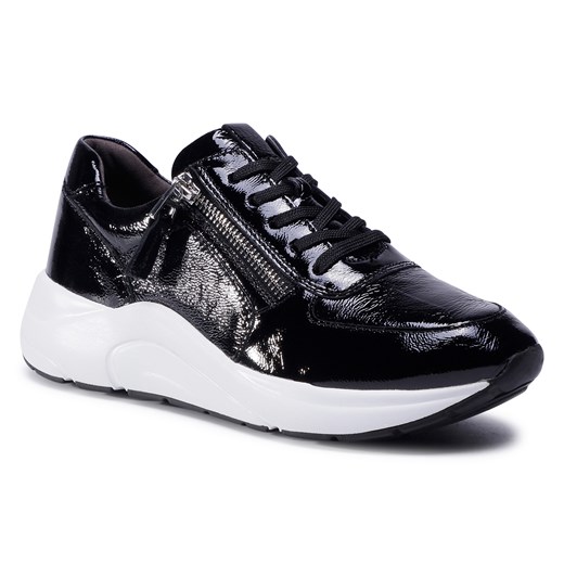 Sneakersy CAPRICE - 9-23705-25 Black Naplak 017 41 eobuwie.pl
