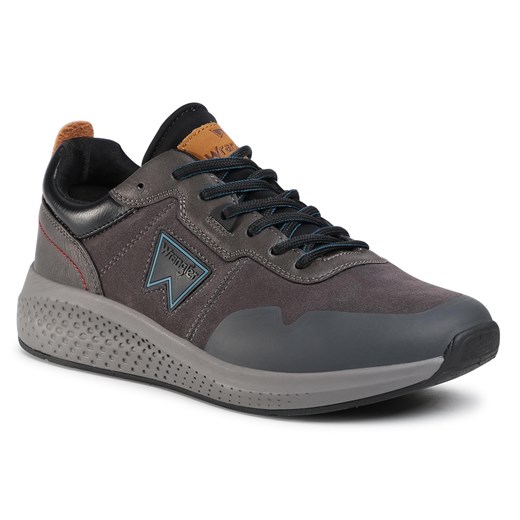 Sneakersy WRANGLER - Sequoia Patch WM02090A  Grey/Black 228 41 eobuwie.pl