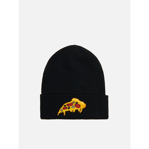 Cropp - Czapka beanie z naszywką - Cropp Uniwersalny Cropp