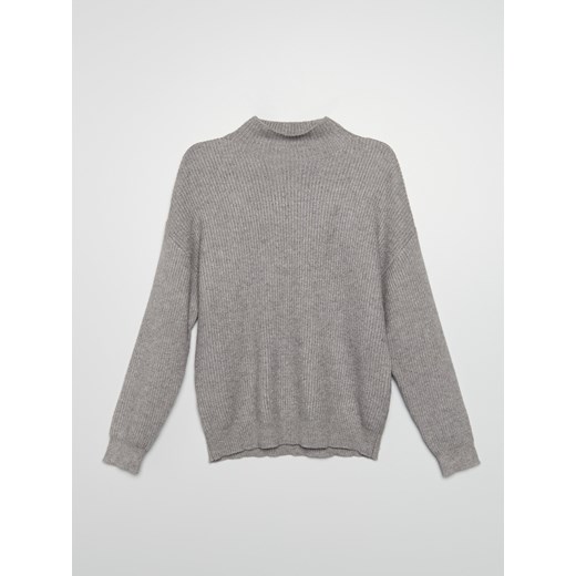 Cropp - Sweter z półgolfem - Jasny szary Cropp L Cropp