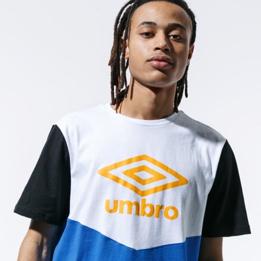 UMBRO T-SHIRT RETRO COLORBLOCK TEE BLU Umbro L wyprzedaż Sizeer