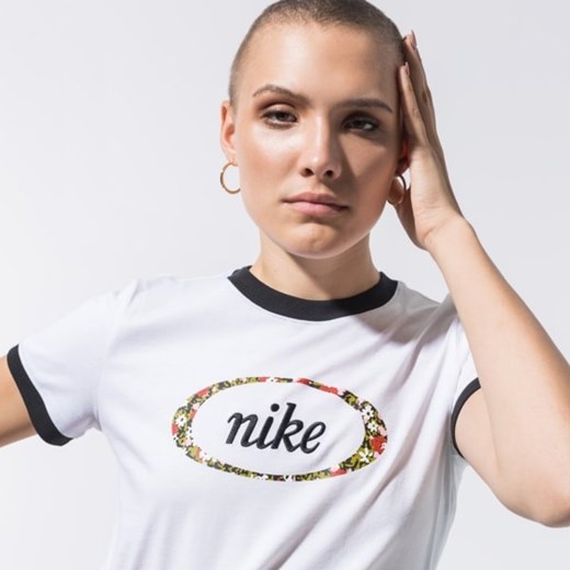 NIKE T-SHIRT W NSW TEE FEMME RINGER Nike L Sizeer