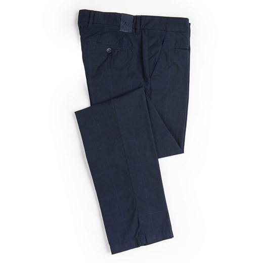 Chinos Oskar granatowa kratka Graso Moda 170/92 sempre