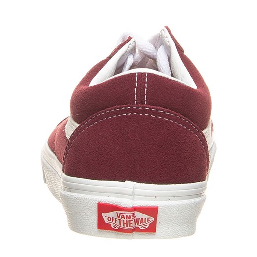 Skórzane sneakersy "Old Skool" w kolorze czerwonym Vans 36 Limango Polska