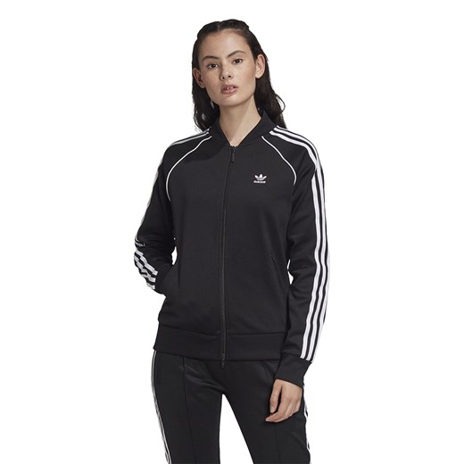 Bluza damska Adidas krótka z poliestru 