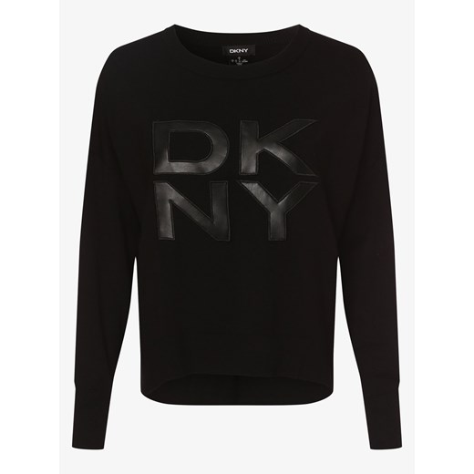 DKNY - Sweter damski, czarny S vangraaf