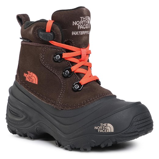 Śniegowce THE NORTH FACE -  Youth Chilkat Lace II NF0A2T5RV6M Coffee Brown/Flare 32 eobuwie.pl