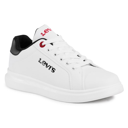 Sneakersy LEVI'S® - VELL0021S White Black 0062 39 eobuwie.pl