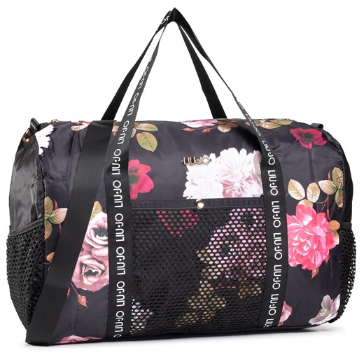 Torba LIU JO - Borsa Tessuto TF0185 T0300 Nero Flowers B3427 eobuwie.pl