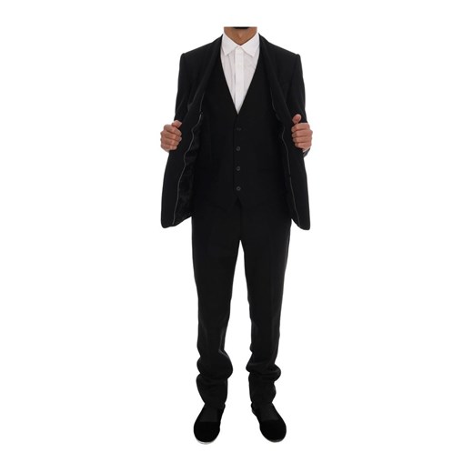 Wool One Button Slim Fit Suit Dolce & Gabbana M showroom.pl wyprzedaż