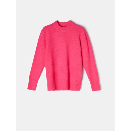 Sweter damski Mohito bez wzorów z okrągłym dekoltem