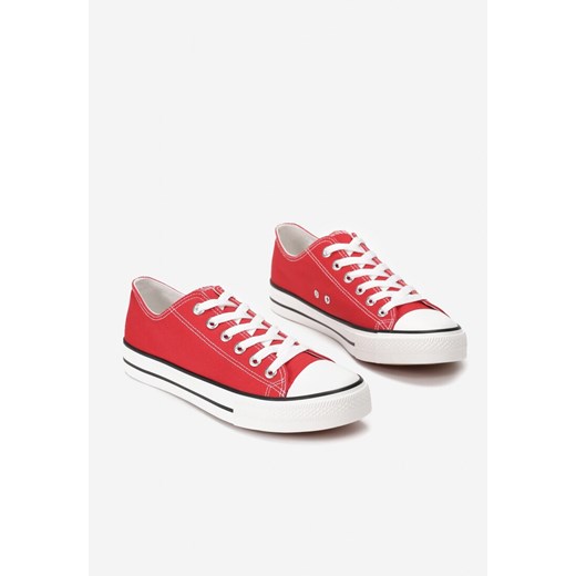 Czerwone Trampki Harleen Born2be 43 okazja born2be.pl