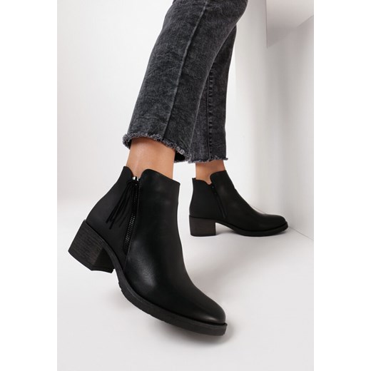 Czarne Botki On Your Mind Born2be 36 born2be.pl