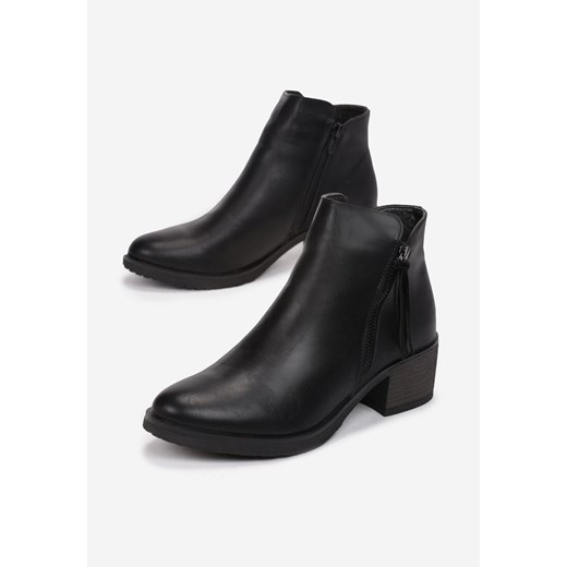 Czarne Botki On Your Mind Born2be 39 born2be.pl