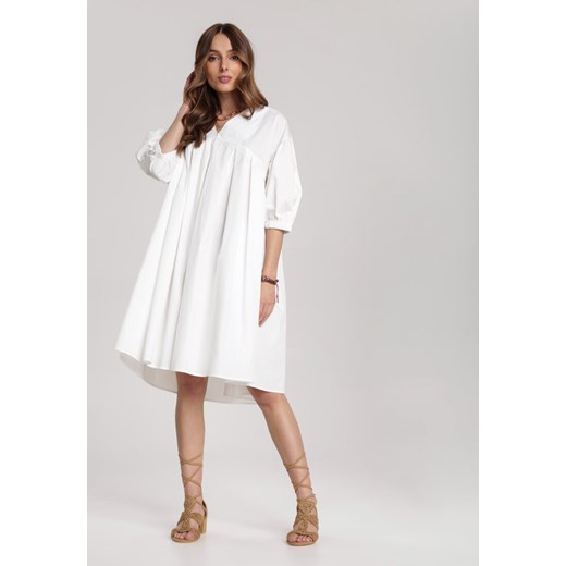 Biała Sukienka Fraya Renee S okazyjna cena Renee odzież