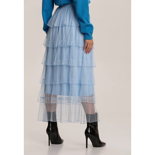 Jasnoniebieska Spódnica Thara Renee M Renee odzież