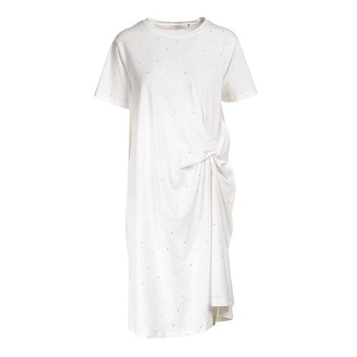 Biała Sukienka Sirelori Renee M/L wyprzedaż Renee odzież