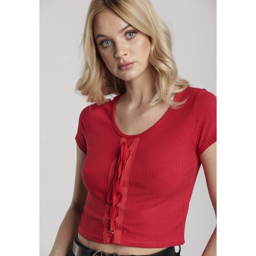 Czerwona Bluzka Zhanella Renee L/XL okazja Renee odzież
